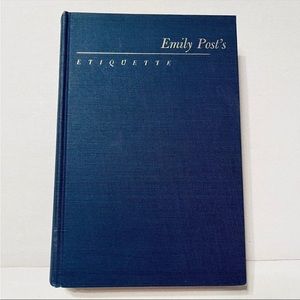 Emily‎ Post's Etiquette The Blue Book of Social Uses by Elizabeth L. Post 1965